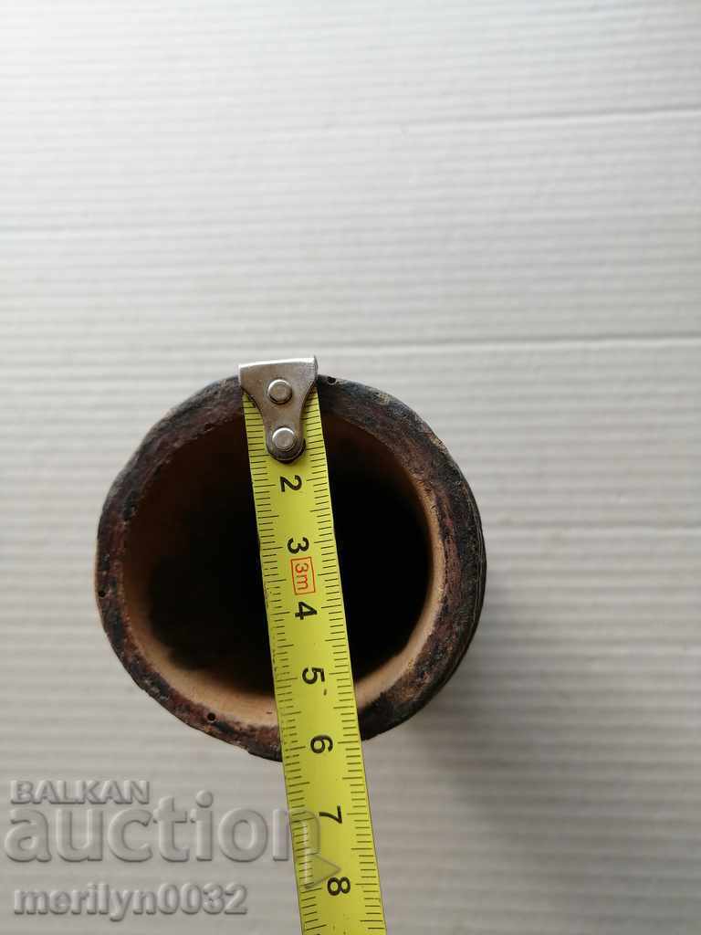 Delivery of An old candlestick from a tree the wooden primitive Delivery of An old candlestick from a tree the wooden primitive