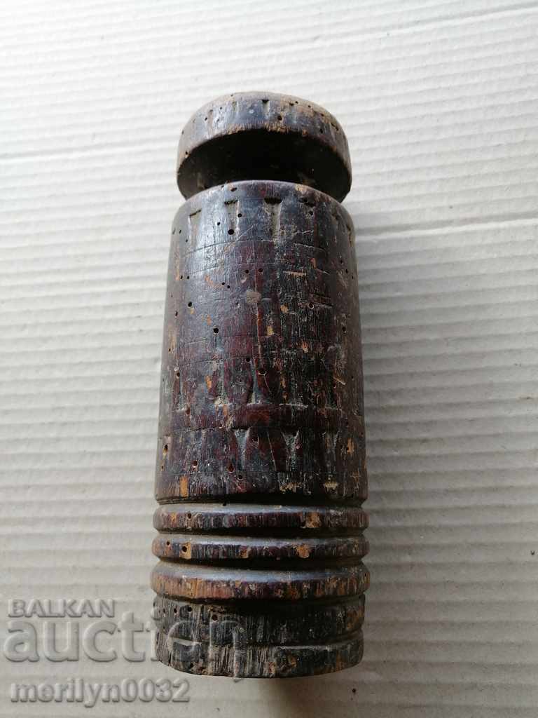 An old candlestick from a tree the wooden primitive - 5 An old candlestick from a tree the wooden primitive - 5