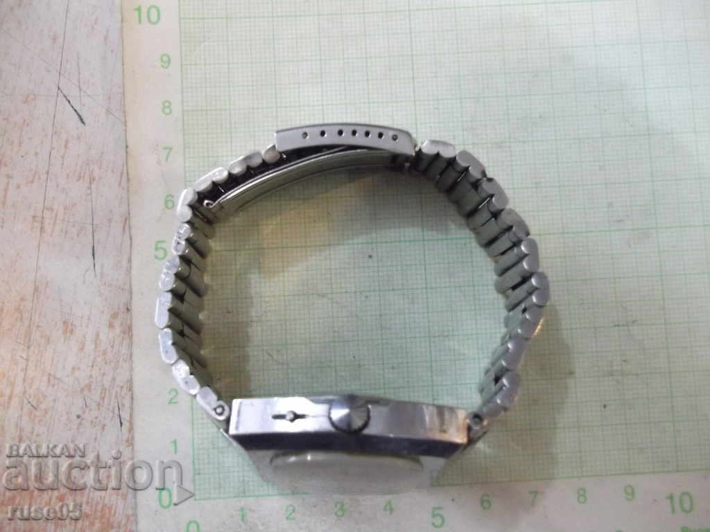 Аукцион Часовник"SLAVA"автомат с датник мъжки с верижка работещ Аукцион Часовник"SLAVA"автомат с датник мъжки с верижка работещ