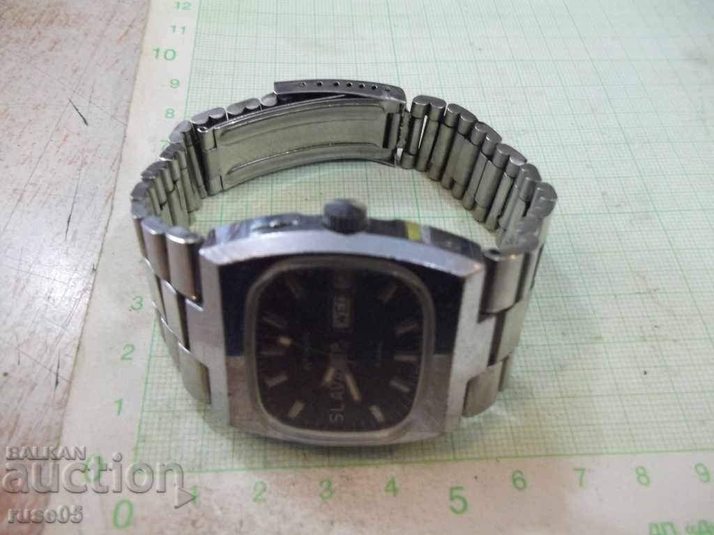 Доставка на Часовник"SLAVA"автомат с датник мъжки с верижка работещ Доставка на Часовник"SLAVA"автомат с датник мъжки с верижка работещ