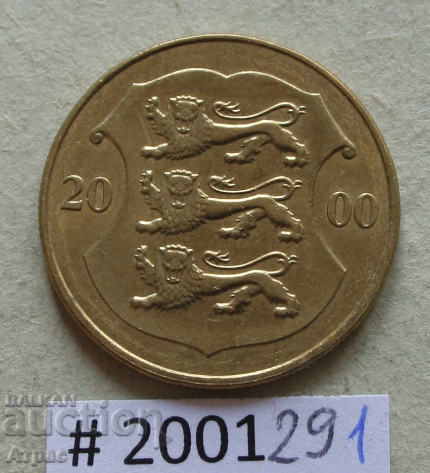 1 coroana 2000 Estonia cu preț € 0.46 | 0.90 BGN