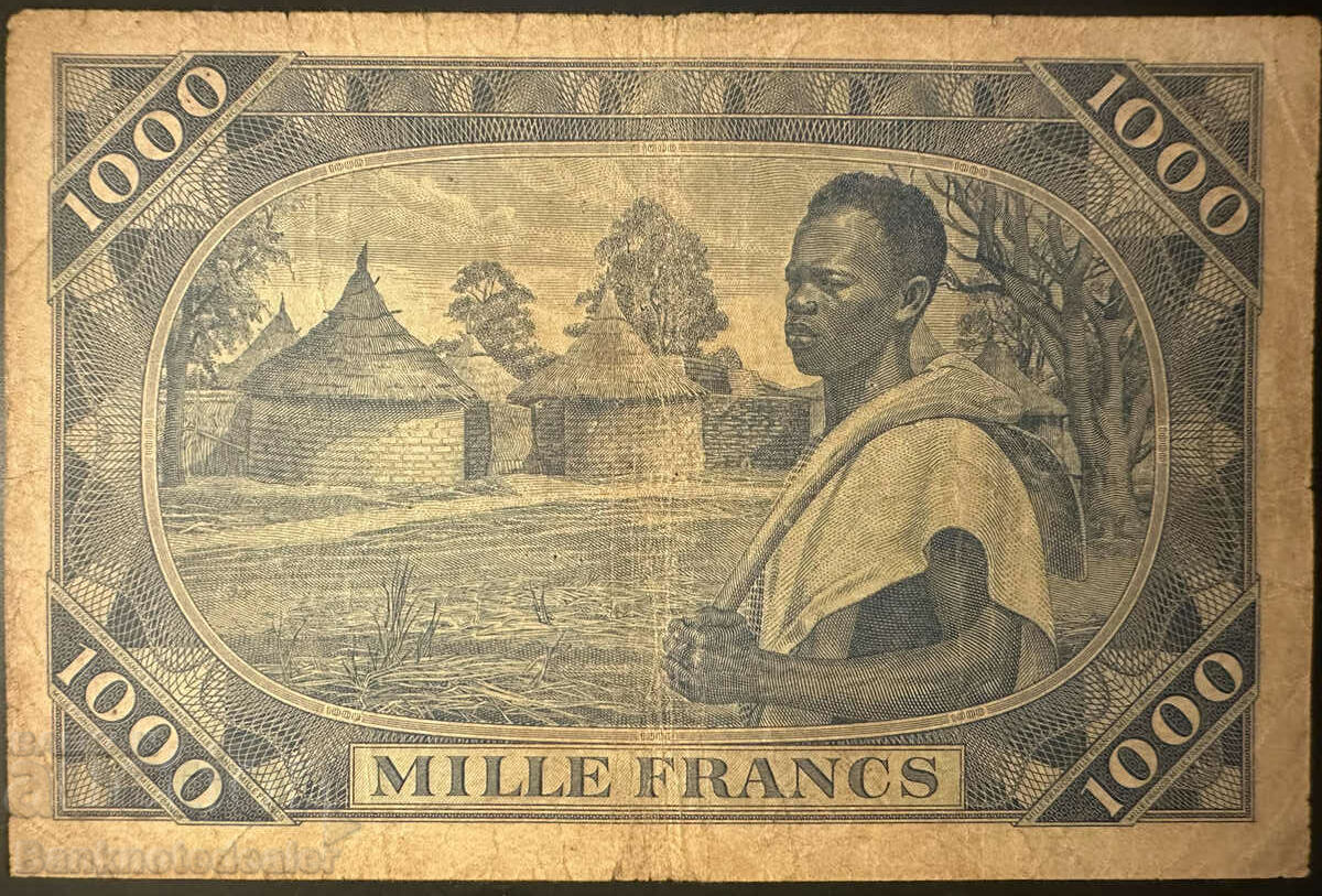 Mali West African 1000 francs ref 8930 - 6 Mali West African 1000 francs ref 8930 - 6