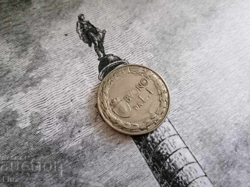 Moneta - Italy - 1 pound 1923 with price 6.50 BGN | € 3.32 Moneta - Italy - 1 pound 1923 with price 6.50 BGN | € 3.32