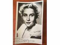 FOTOGRAFIE VECHE CARTE POȘTALĂ - RUFINA NIFONTOVA
