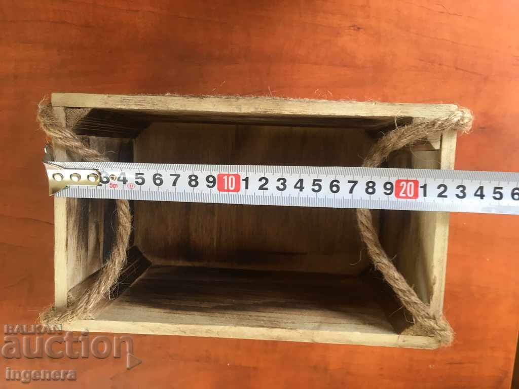 BOX BOX OF WOOD AND HEMP with price 8.00 BGN | € 4.09 BOX BOX OF WOOD AND HEMP with price 8.00 BGN | € 4.09