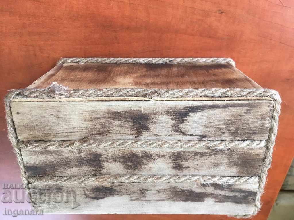 BOX BOX OF WOOD AND HEMP - 6 BOX BOX OF WOOD AND HEMP - 6