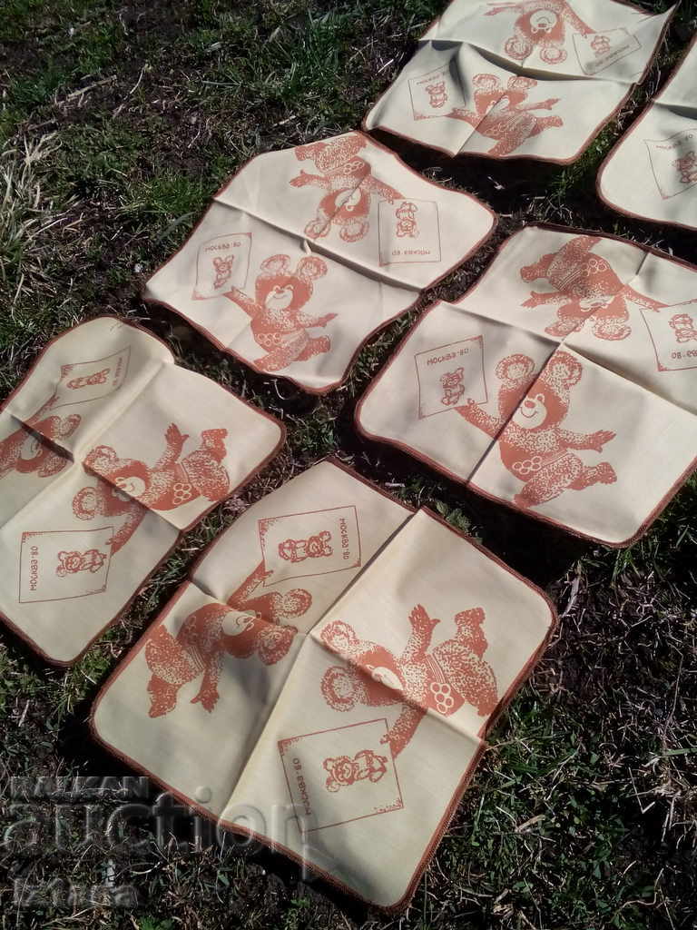 Auction Old Russian napkins Auction Old Russian napkins