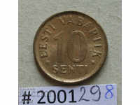 10 центи 2006   Естония
