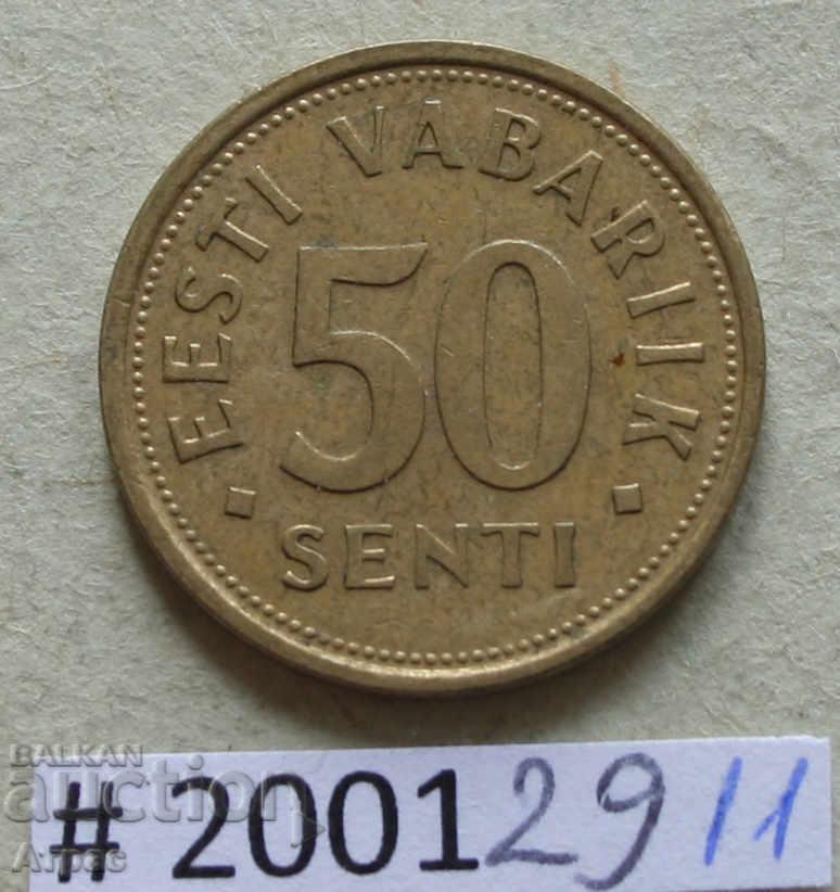 50 cenți 2006 Estonia