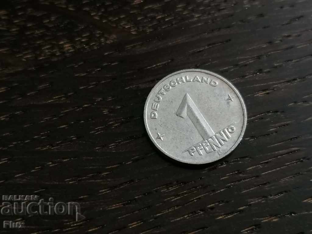 Монета - Германия - 1 пфениг | 1953г.
