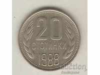 + Bulgaria 20 de cenți 1988