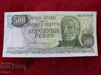 ARGENTINA 500 de pesos 1977-1984g