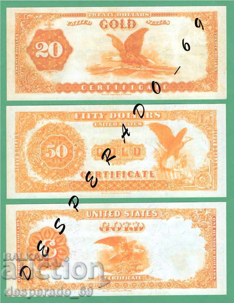 Auction (¯`'•.¸(reproduction) USA 1882 UNC - 5 banknotes¸.•'´¯) Auction (¯`'•.¸(reproduction) USA 1882 UNC - 5 banknotes¸.•'´¯)