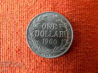 MONEDA LIBERIA 1 dolar - 1966
