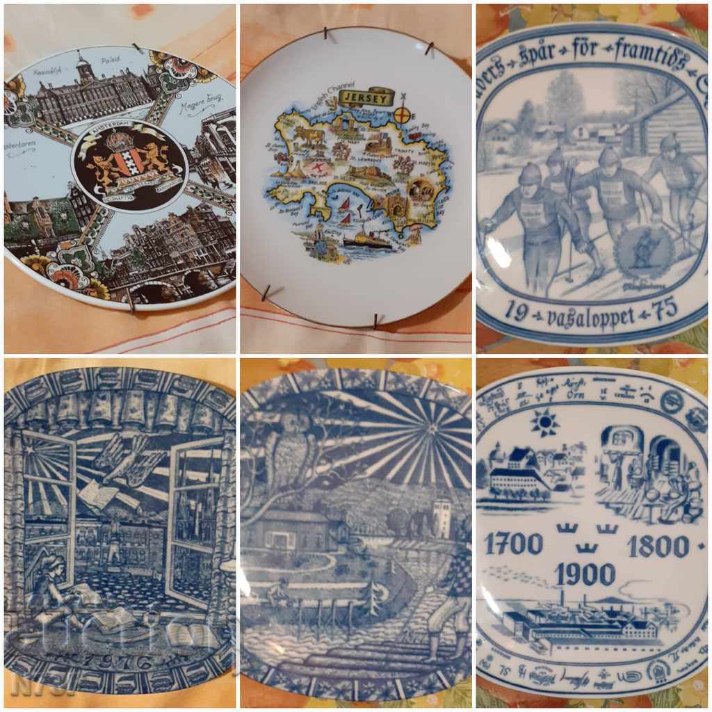 COLLECTION PORCELAIN PLATE. SWEDEN. - 6 COLLECTION PORCELAIN PLATE. SWEDEN. - 6