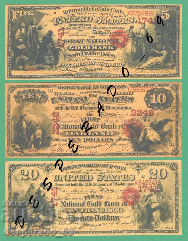 (¯` '• .¸ (reproduction) United States 1870-1875 UNC -5 Banknotes. •' ´¯) with price 10.00 BGN | € 5.11 (¯` '• .¸ (reproduction) United States 1870-1875 UNC -5 Banknotes. •' ´¯) with price 10.00 BGN | € 5.11