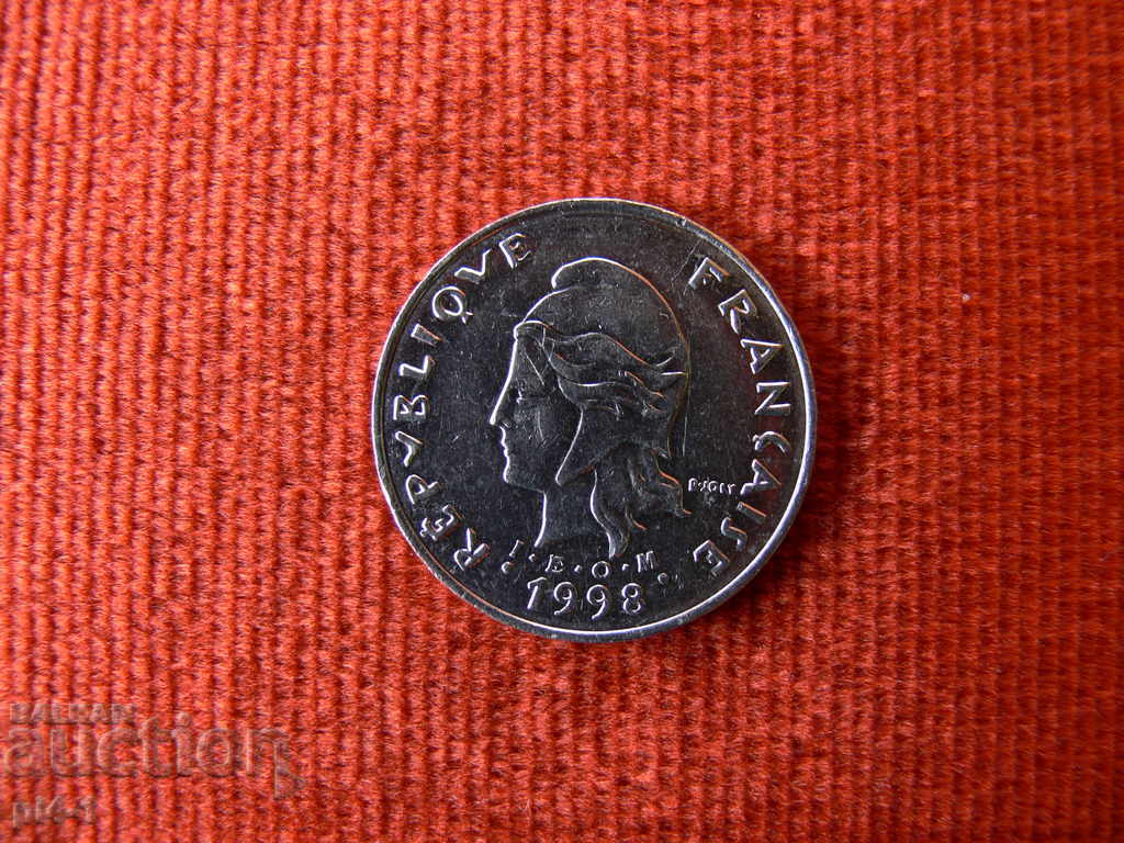 POLYNESIE 50 FRANC 1988 POLYNESIA with price 10.00 BGN | € 5.11