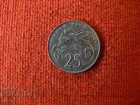 25 cents 1986, Jamaica