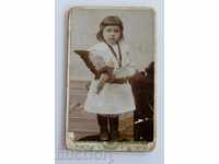 FOTOGRAFIE Veche 1900 CARTON FOTOGRAFIE PORTRAIT COPII COPII