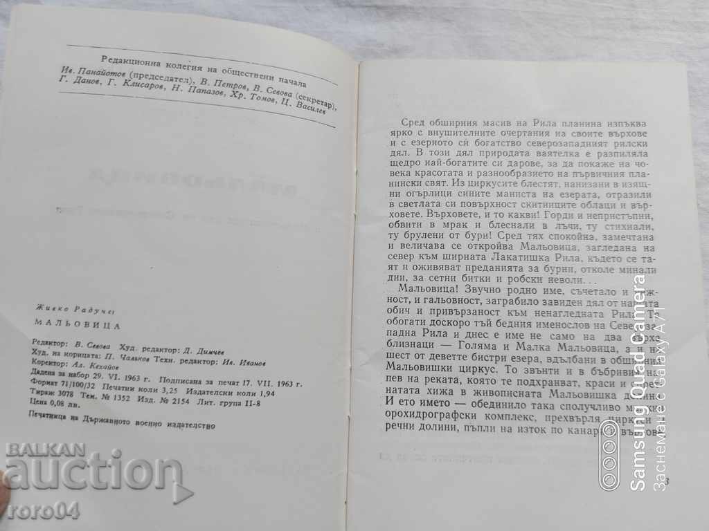 Auction  MALYOVITSA - JIVKO RADUCHEV