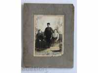 НОСИЯ СЕМЕЙНА СНИМКА КАРТОН ФОТОГРАФИЯ КНЯЖЕСТВО БЪЛГАРИЯ