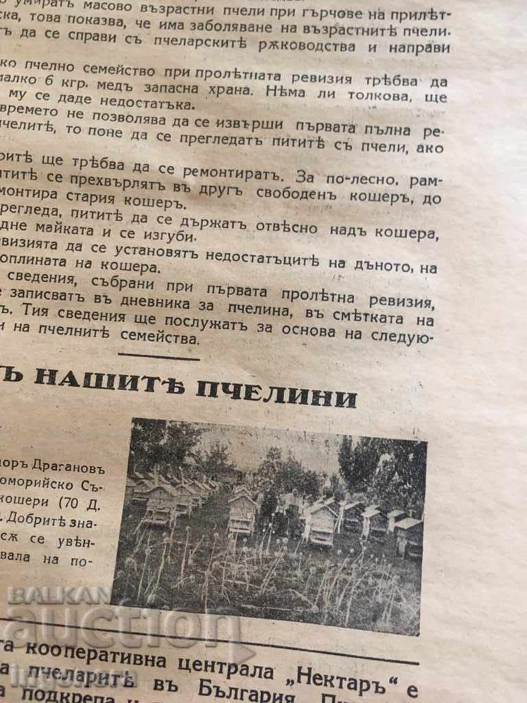 Аукцион СПИСАНИЕ " ПЧЕЛА " БР 3 1939 МЕД, КОШЕР