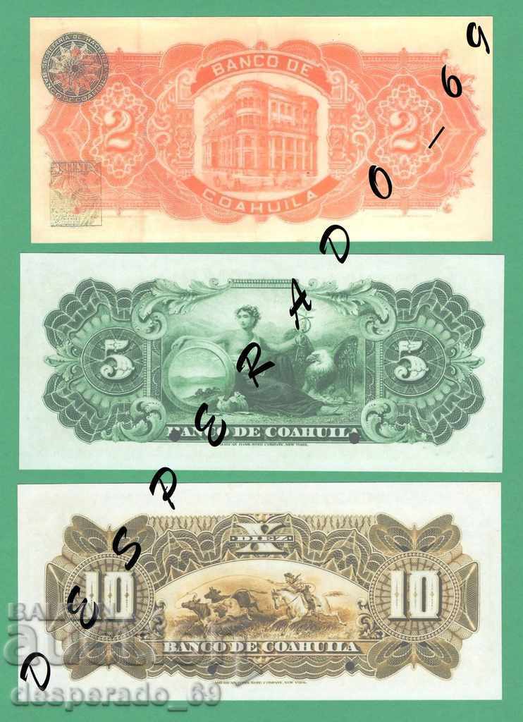 Auction  (¯` '• .¸ (Reproduction) MEXICO (COAHUILA) UNC -8 Banknote