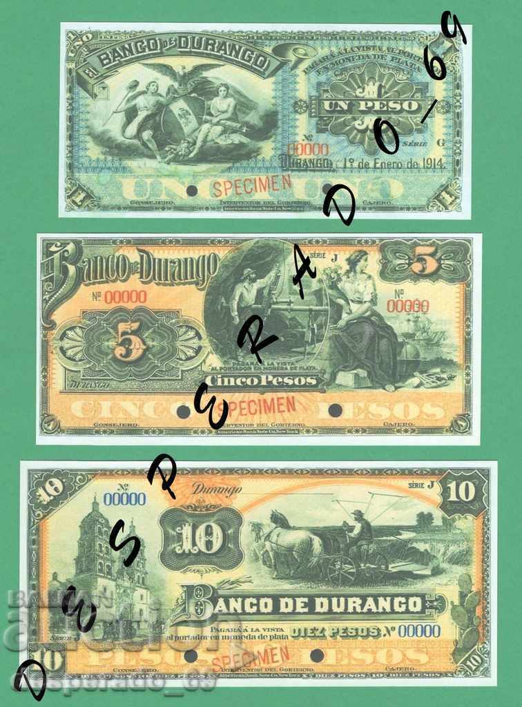 (¯` '• .¸ (Reproduction) MEXICO (DURANGO) UNC -7 Banknote with price 21.00 BGN | € 10.74 (¯` '• .¸ (Reproduction) MEXICO (DURANGO) UNC -7 Banknote with price 21.00 BGN | € 10.74