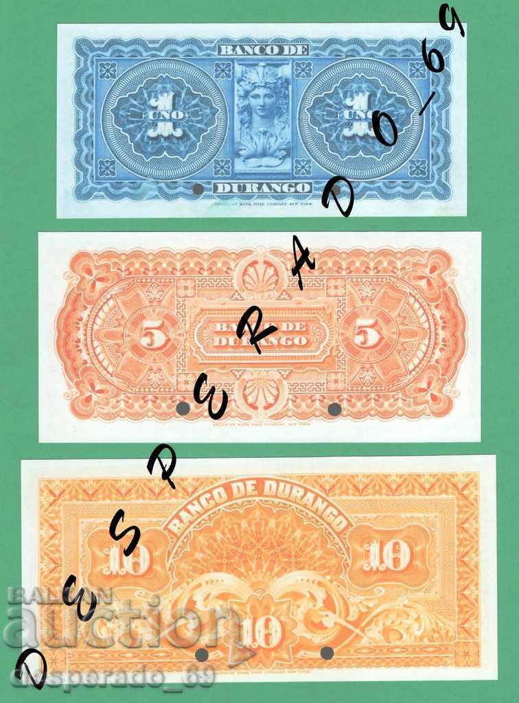 Auction (¯` '• .¸ (Reproduction) MEXICO (DURANGO) UNC -7 Banknote Auction (¯` '• .¸ (Reproduction) MEXICO (DURANGO) UNC -7 Banknote