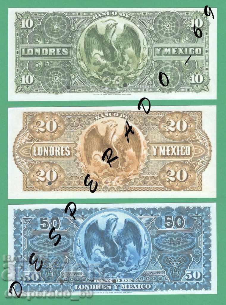 (¯` '• .¸ (Reproduction) MEXICO (LONDRES) UNC -9 pcs. - 5 (¯` '• .¸ (Reproduction) MEXICO (LONDRES) UNC -9 pcs. - 5