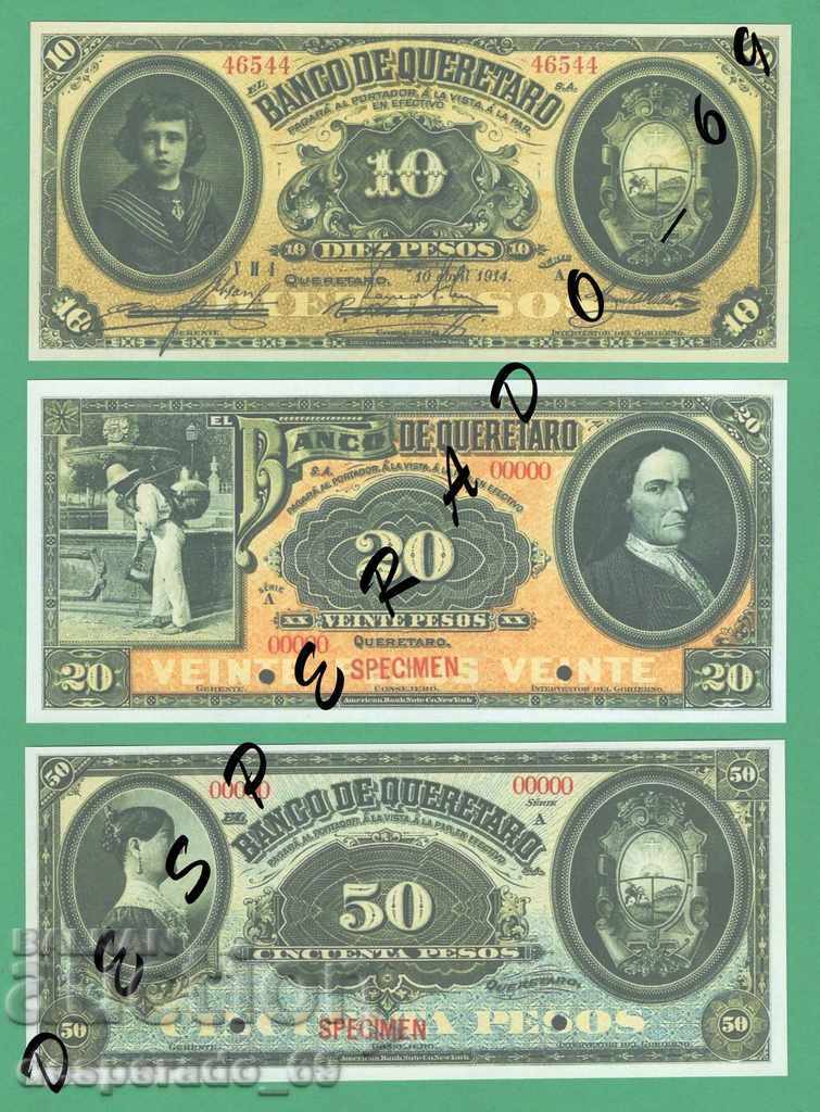 Delivery of (¯` '• .¸ (reproduction) MEXICO (QUERETAR) UNC -9 pcs. Delivery of (¯` '• .¸ (reproduction) MEXICO (QUERETAR) UNC -9 pcs.