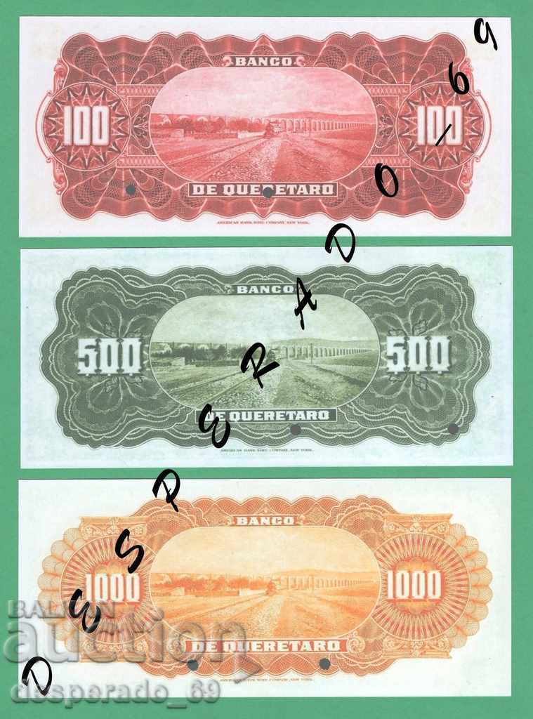 (¯` '• .¸ (reproduction) MEXICO (QUERETAR) UNC -9 pcs. - 7 (¯` '• .¸ (reproduction) MEXICO (QUERETAR) UNC -9 pcs. - 7