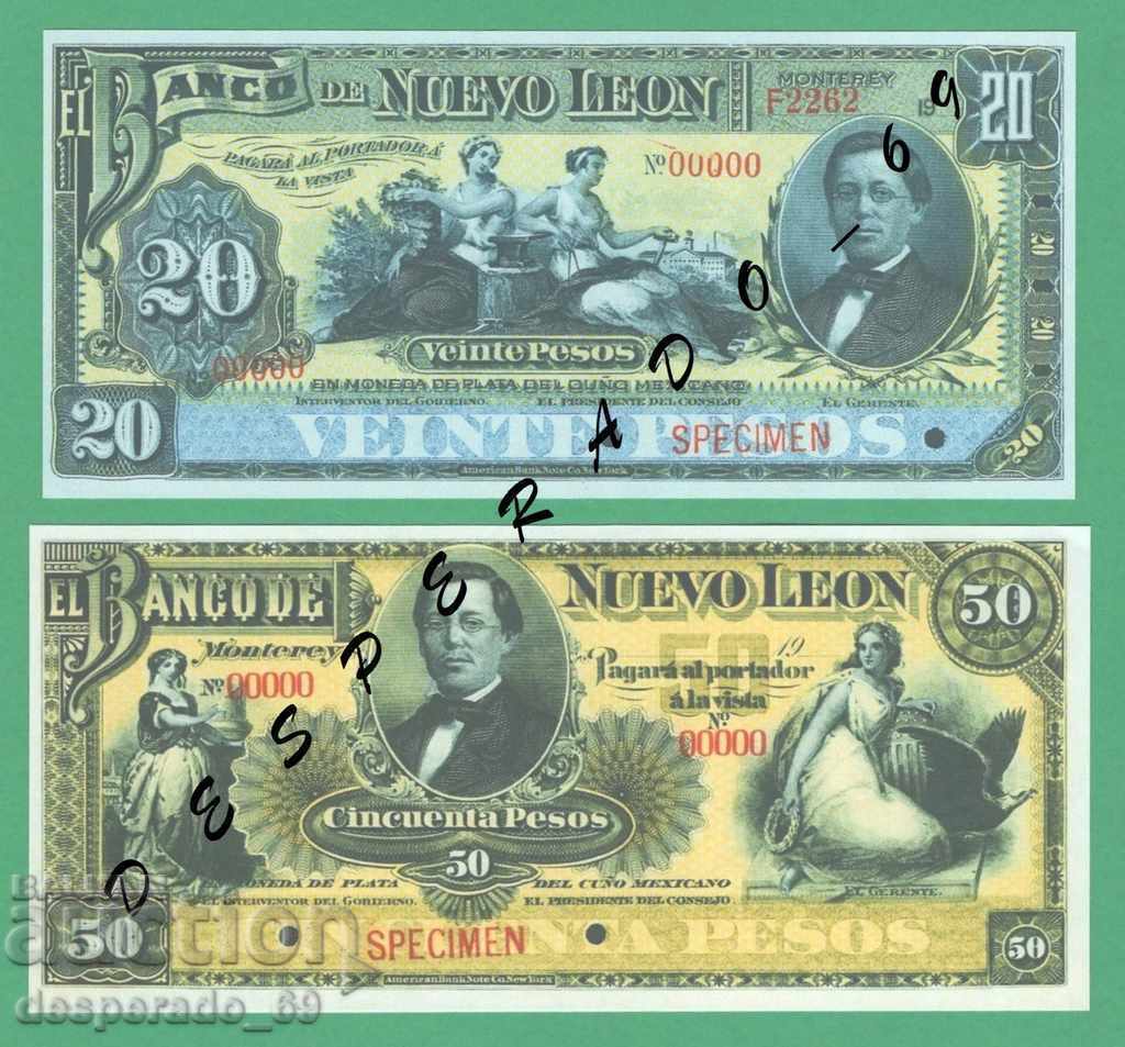 Delivery of (¯` '• .¸ (Reproduction) MEXICO (NUEVO LE) UNC -7 Delivery of (¯` '• .¸ (Reproduction) MEXICO (NUEVO LE) UNC -7