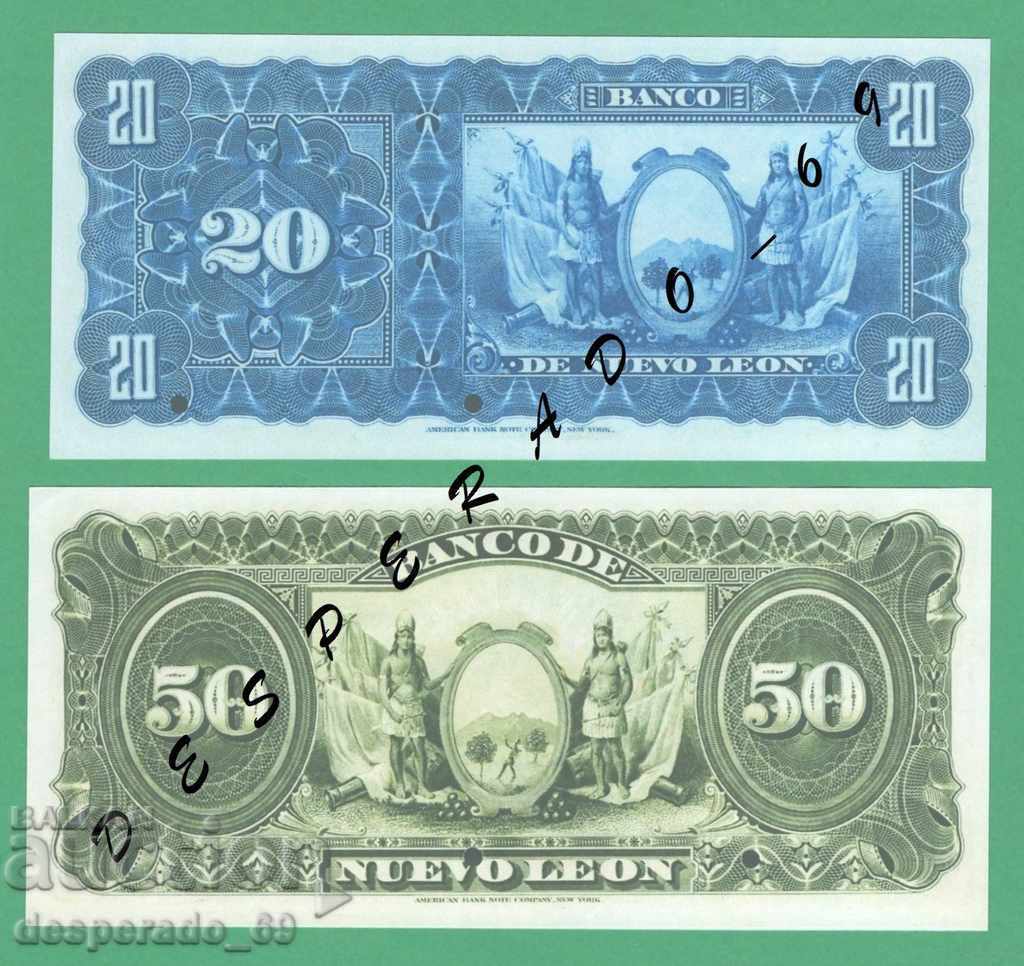 (¯` '• .¸ (Reproduction) MEXICO (NUEVO LE) UNC -7 - 5 (¯` '• .¸ (Reproduction) MEXICO (NUEVO LE) UNC -7 - 5