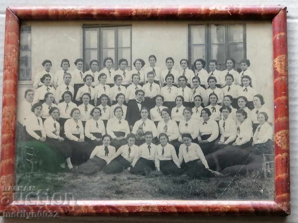 Portrait from grandma's attic photo, framed photograph