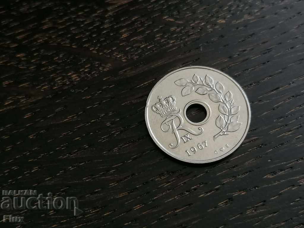 Mонета - Дания - 25 оре | 1967г.