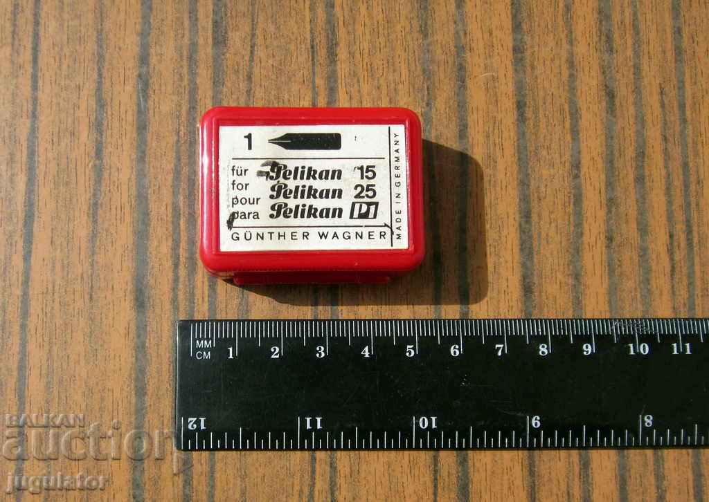 old German box of pen scribes Pelican PELIKAN - 7