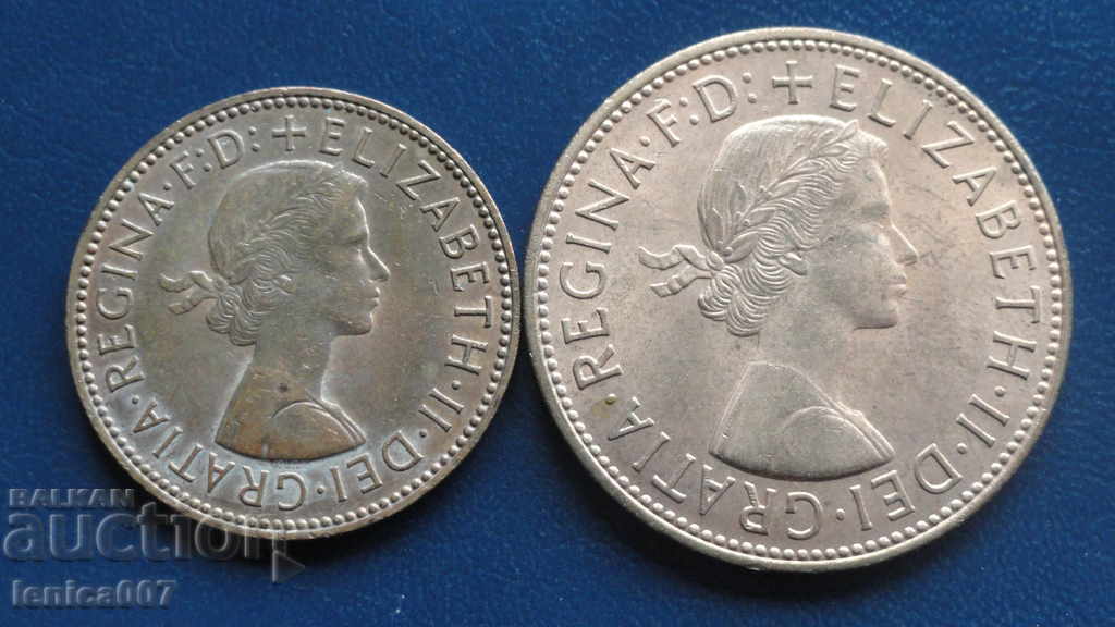 United Kingdom 1967 - Coins (2 pieces) with price 4.60 BGN | € 2.35 United Kingdom 1967 - Coins (2 pieces) with price 4.60 BGN | € 2.35
