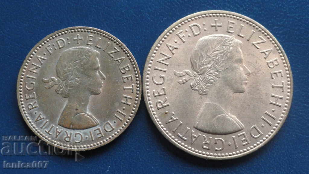 Delivery of United Kingdom 1967 - Coins (2 pieces) Delivery of United Kingdom 1967 - Coins (2 pieces)