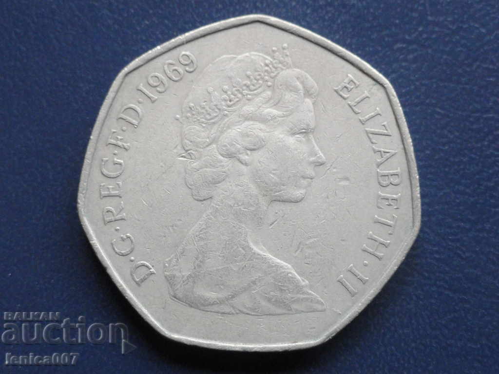 Marea Britanie 1969 - 50 pence