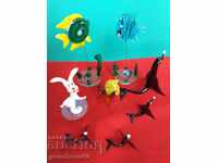 Μουράνο διάφορα γυάλινα ειδώλια μινιατούρες