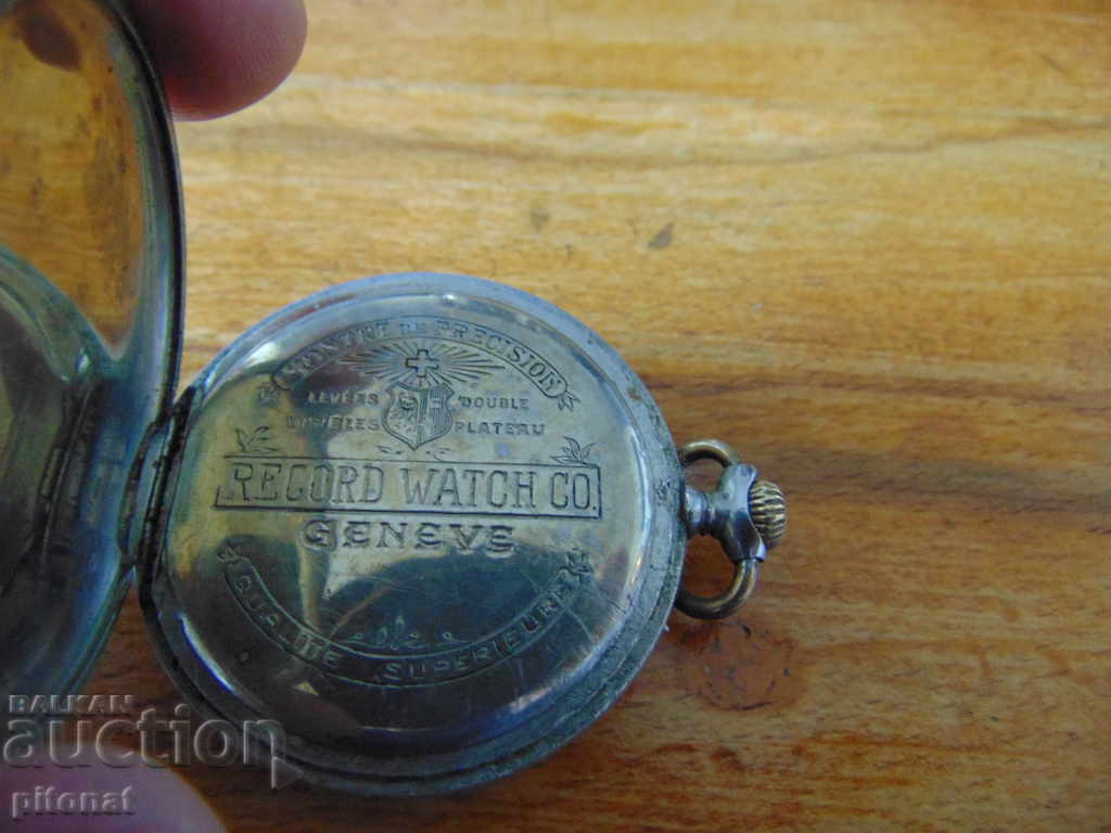 Доставка на Антикварен джобен часовник Record - Watch Co Geneve Доставка на Антикварен джобен часовник Record - Watch Co Geneve