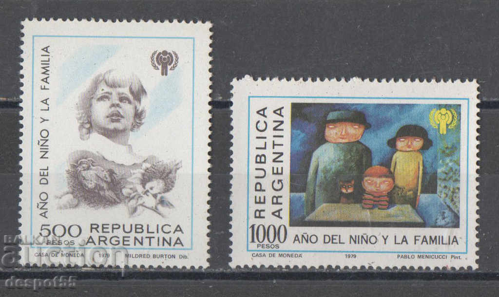 1979. Аржентина. Международна година на детето и семейството