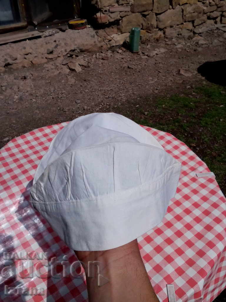 Delivery of Old White Work Hat Delivery of Old White Work Hat