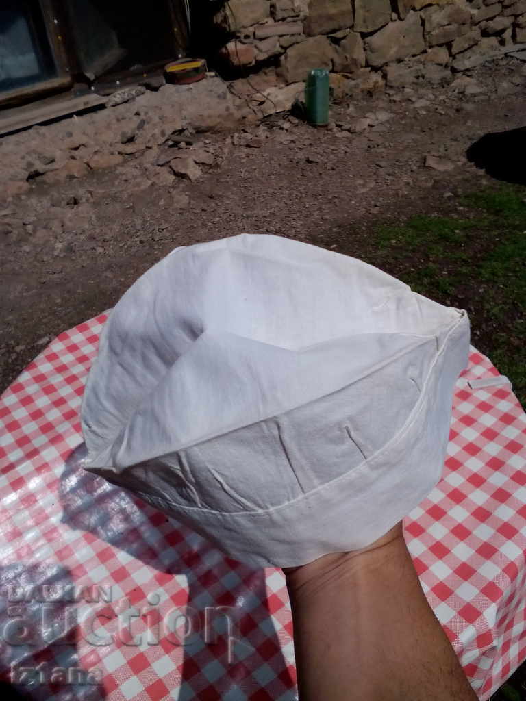 Old White Work Hat - 5 Old White Work Hat - 5