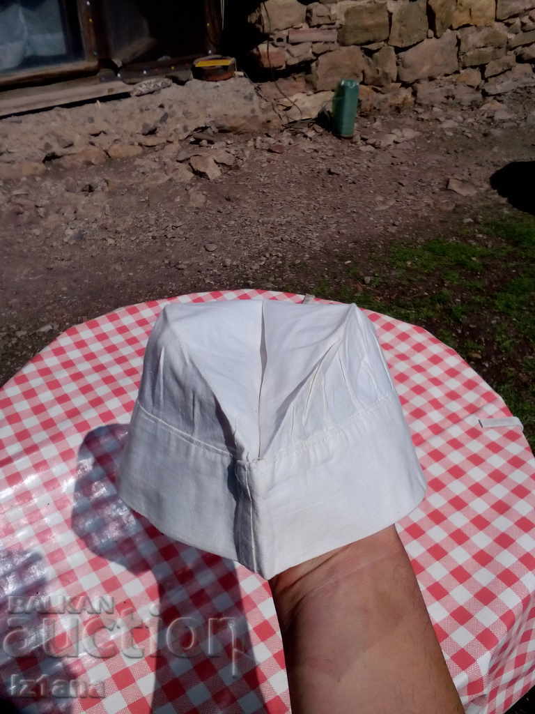 Old White Work Hat - 6 Old White Work Hat - 6