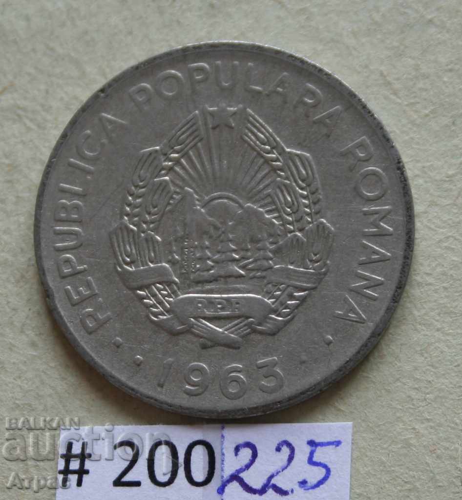 1 lei 1963 România cu preț € 0.26 | 0.51 BGN