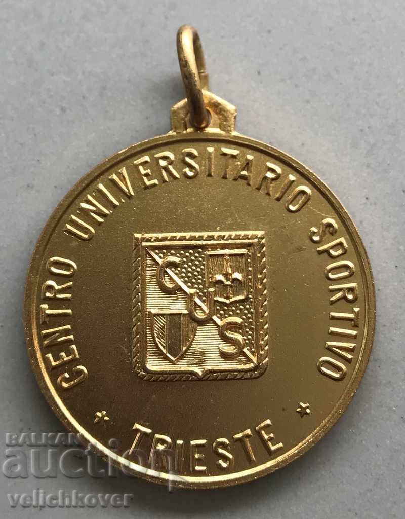 27657 Италия медал Център за спорт град Триест 1976г.