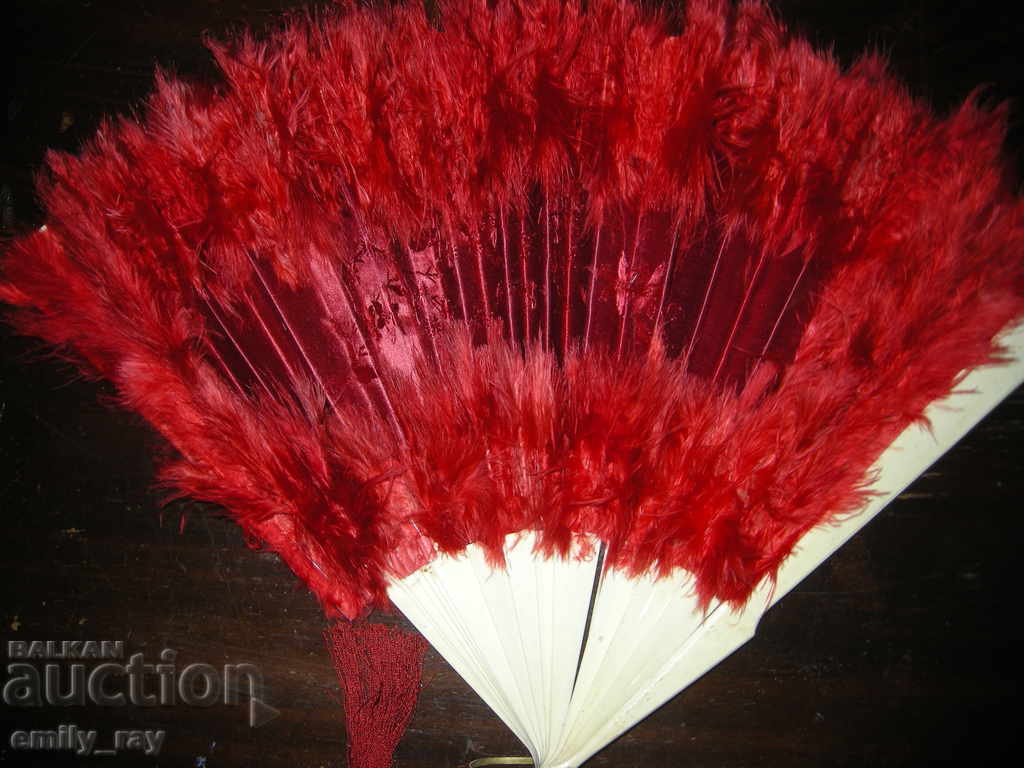 Licitație O vela veche cu pene Licitație O vela veche cu pene