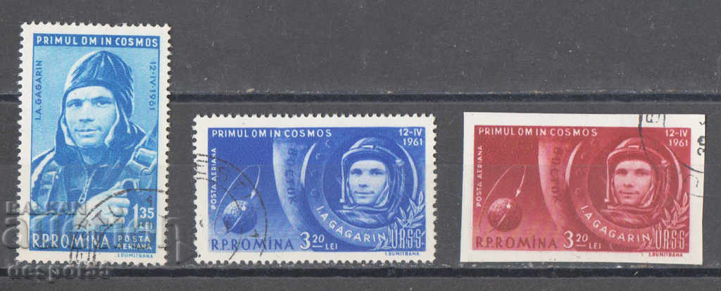 1961. Romania. Yuri Gagarin, 1934-1968.